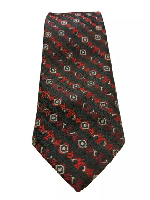 Cravatta Vienna  Vintage 100% Poliestere Tie Necktie Uomo Made In Italy