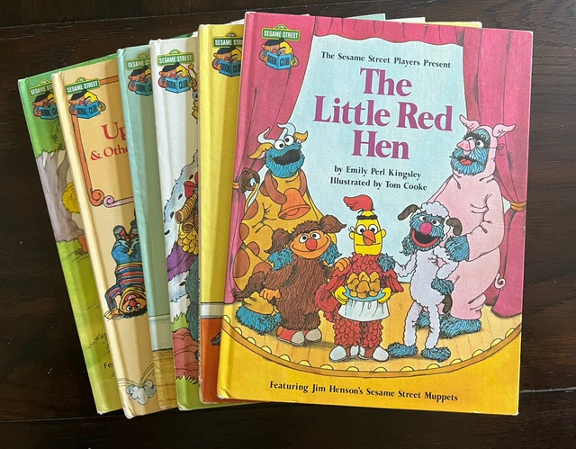 VTG Sesame Street 1980’s Book Club Lot 6 Featuring Jim Henson’s Muppets Rare