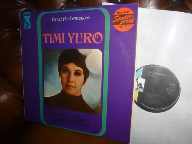 Timi Yuro, Great Performance, UK Liberty LBS 83115 LP, 12" 1968