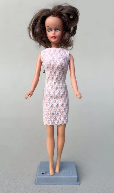 Poupée Tressy Bella Mannequin, Châtain, Jambes Raides, Vintage, American Character