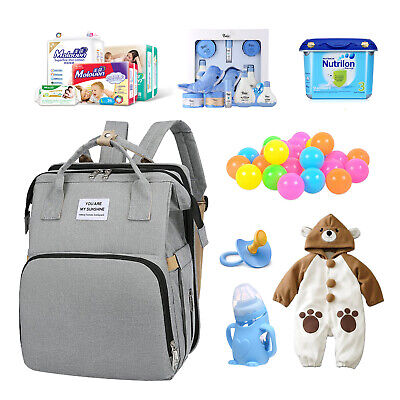 Baby Diaper Bag Backpack Travel Mom Mummy Maternity Changing Pad Waterproof NEW