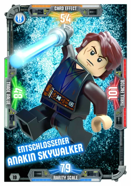 LEGO Star Wars Serie 3 Trading Card Nr. 19 - Entschlossener Anakin Skywalker