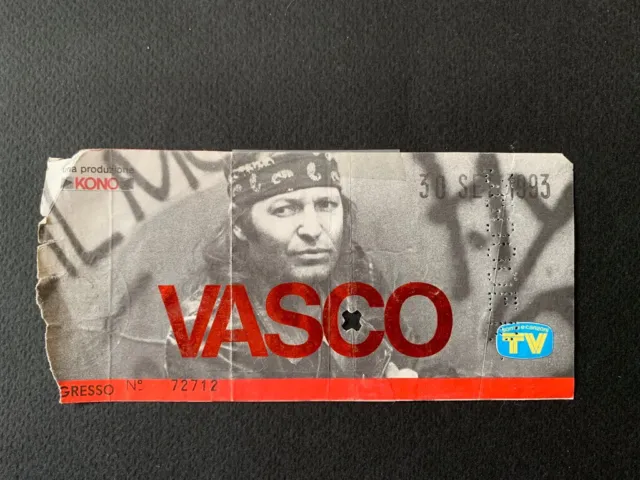 Vasco Rossi-Biglietto Concerto Milano Forum Di Assago- 30/9/1993