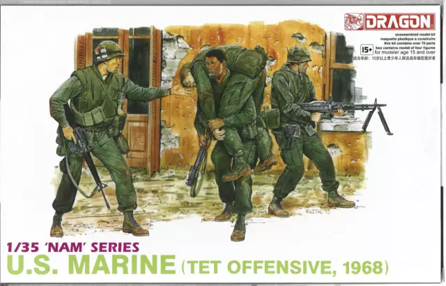 Dragon 'Nam Serie, US Marines ( Tet Offensive, 1968), Figuren 1/35 3305 103 St