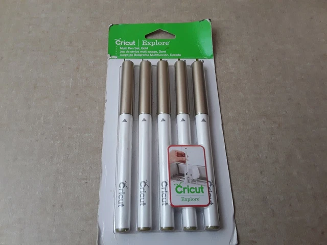 Juego de plumas múltiples doradas Cricut Explore