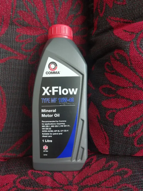 Olio motore Comma 1L tipo X-Flow MF 15W-40 XFMF1L