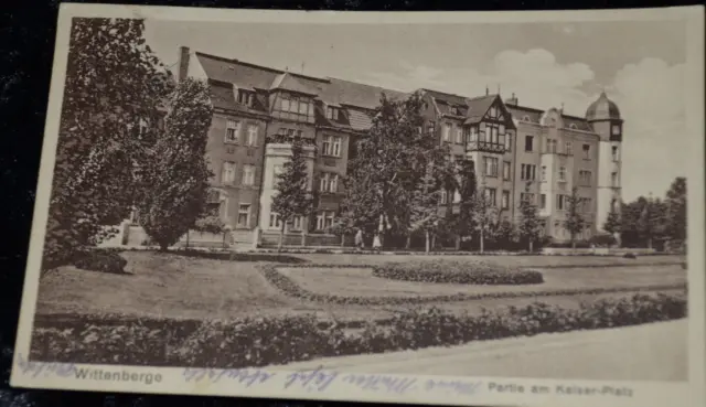 57547 AK Wittenberge Partie am Kaiser Platz 1933