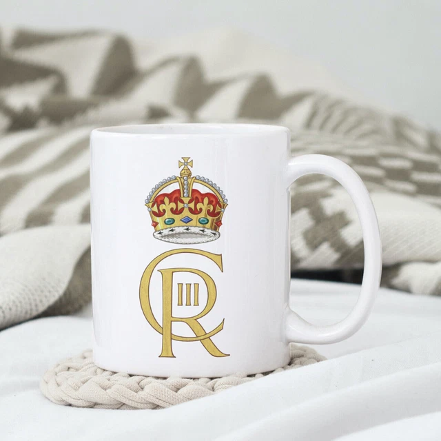 Kings Cypher Coronation Mug 2023 King Charles III Memorabilia Keepsake May 2023
