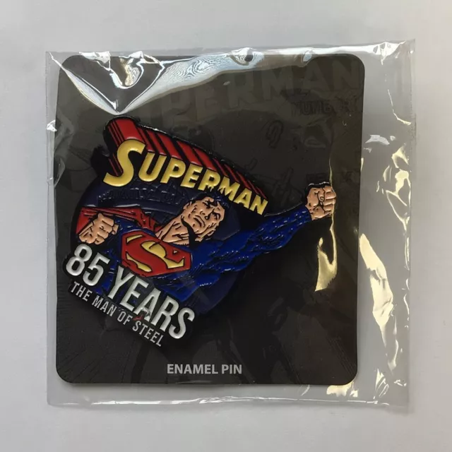 Superman 85 Years 'The Man of Steel' Enamel Pin - Loot Crate Exclusive