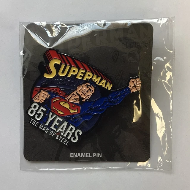 Superman 85 Years 'The Man of Steel' Enamel Pin - Loot Crate Exclusive Superman 85 Years 'The Man of Steel' Enamel Pin - Loot Crate Exclusive