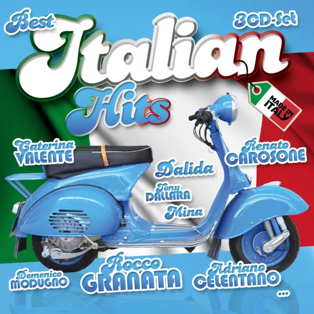 CD Best Italian Hits 50 Hits From The 50s & 60s De Varios Artistas 3CDs