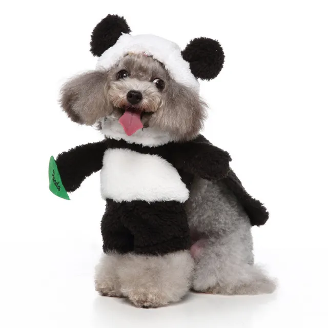 Cosplay Pet Supplies Panda Stand Up Funny Dog Clothes Upright Panda Dress Up Pet