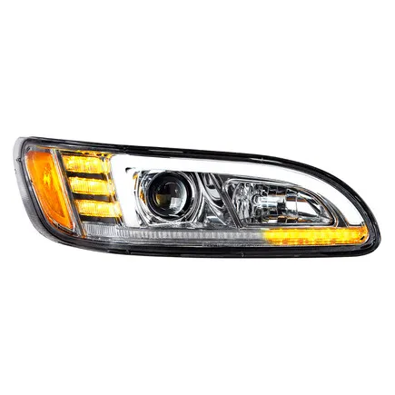 United Pacific 35766 Projection Headlight Assembly   Rh, Chrome Housing,