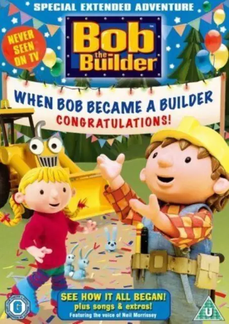 Bob the Builder: When Bob Became a Builder DVD (2005) FREE SHIPPING