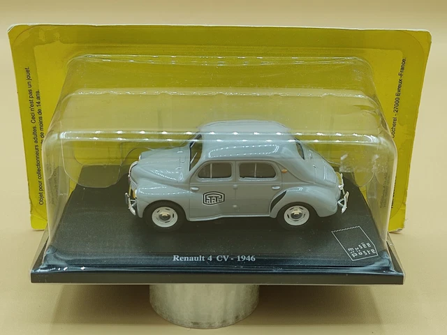 1/43 Renault 4CV "PTT" 1946 Gris "La Poste" Norev Atlas