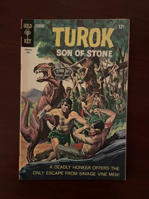 Turok Son of Stone #61 (Gold Key 1968) Silver Age Dinosaur Adventure 7.0 F/VF