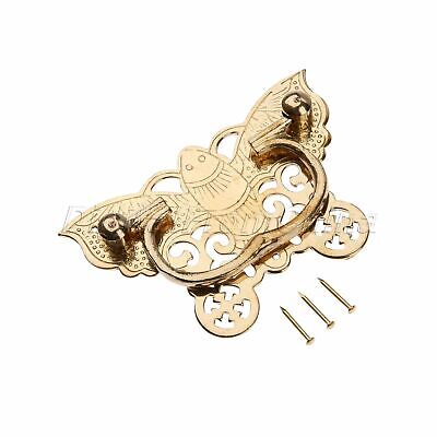 Chinese Butterfly Style Brass Pull Handle Knob 92*60mm For Drawer Cabinet Box PC