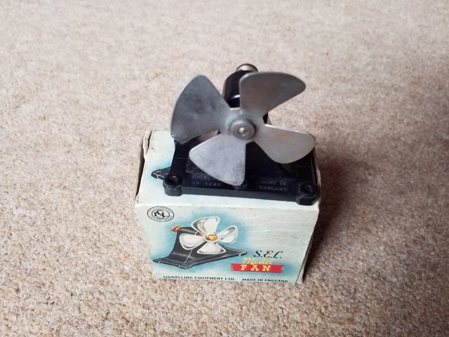 steam engine driven S.E.L. model fan
