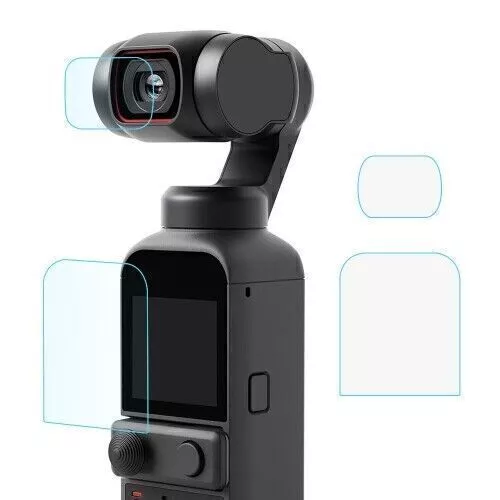 9H 2.5D HD Tempered Glass Lens Protector + Screen Film For DJI OSMO Pocket 2