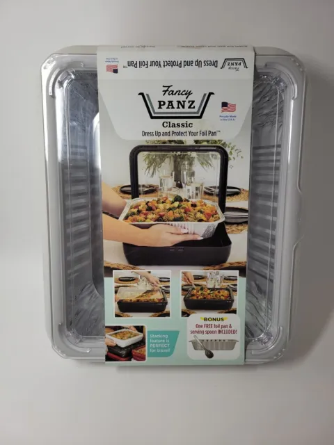 Fancy Panz Classic Dress Up & Protect Your Foil Pan Made in USA Holiday & BBQ
