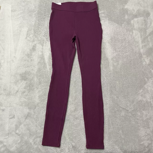 Time and Tru Women's Size XS 0-2 Rib Jeggings High Rise Gray New With Tags