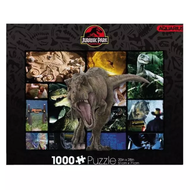 Aquarius Jurassic Park Collage 1000 Piece Jigsaw Puzzle