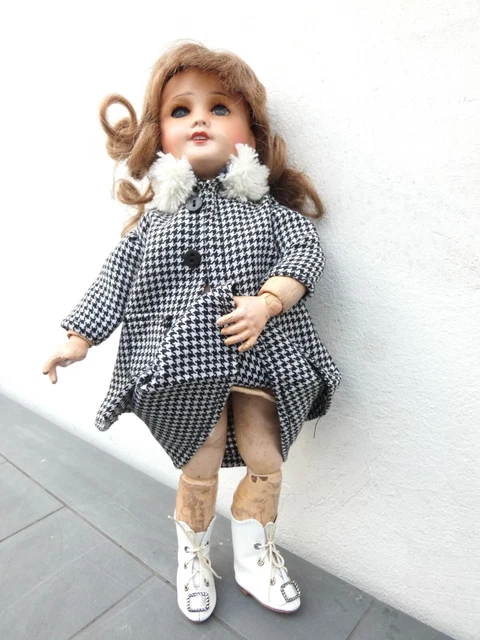 Petite poupée ancienne Unis France  301 taille 3  hauteur 31cm Rosette ? 