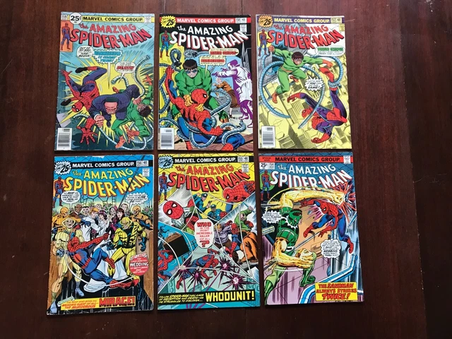 Lot of 8: Marvel Comics The Amazing Spider Man #152-159  (SEE DESCRIPTION)