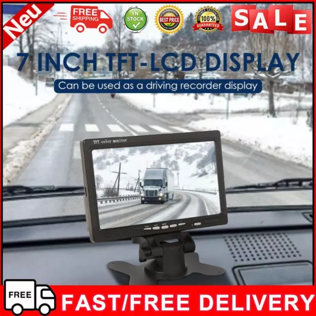 7 inch TFT LCD Monitor for Car Rearview Home Security Surveillance Camera