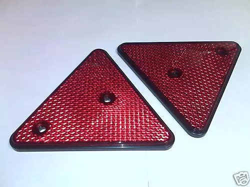 2 triangles réfléchissants pour remorque (catadioptre) vendu par lot de 2  pieces