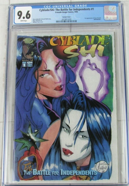 Cyblade Shi The Battle for Independents 1B Tucci Variant CGC 9.6 1995 2010811020