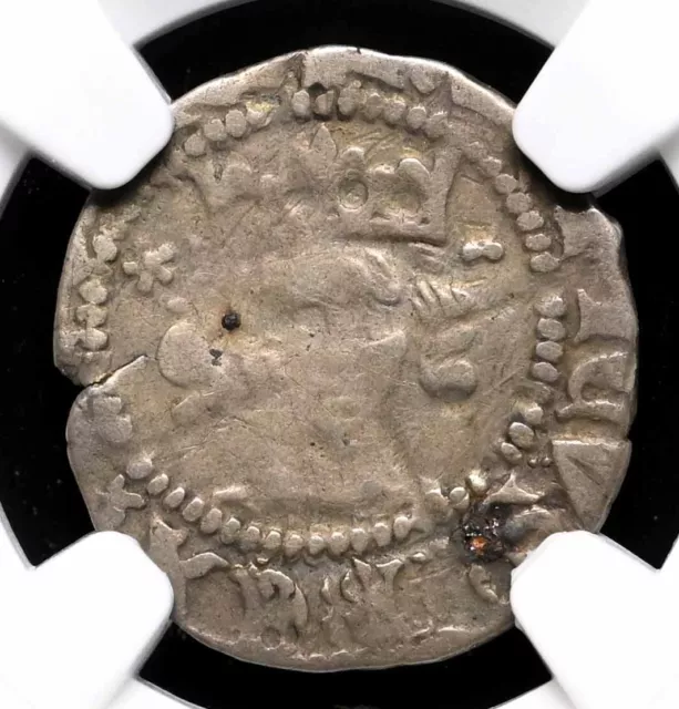 ENGLAND. Henry V, 1413-1422, Hammered Silver Penny, S-1791, NGC Fine Details