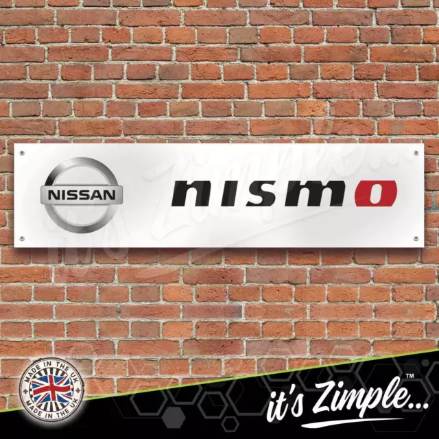 Nissan Nismo Motorsport Banner Garage Workshop Sign PVC Trackside Display