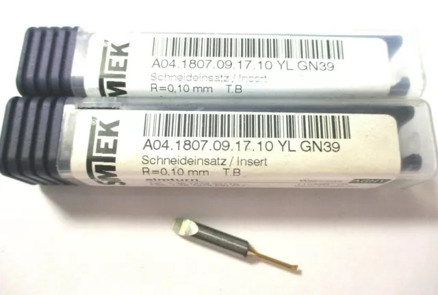 2x VHM Mini Barra de Perforación A04.1807.09.17.10 Yl GN39 De Simtek Nuevo A8529