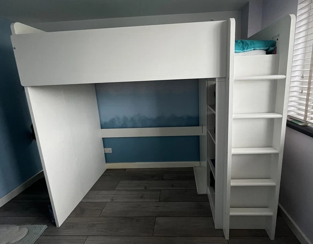 IKEA STUVA LOFT High Bed with Wardrobe £159.00 PicClick UK
