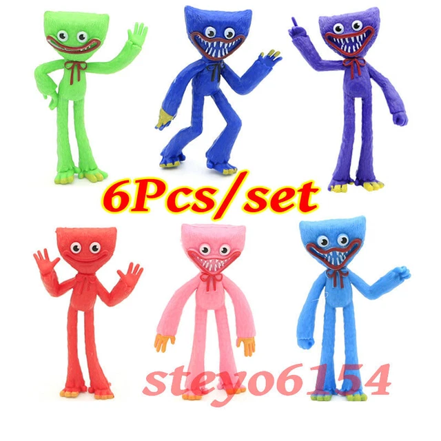 6PCS POPPY PLAYTIME Huggy Wuggy Doll Toy Game Action Figure Gift Set 9 