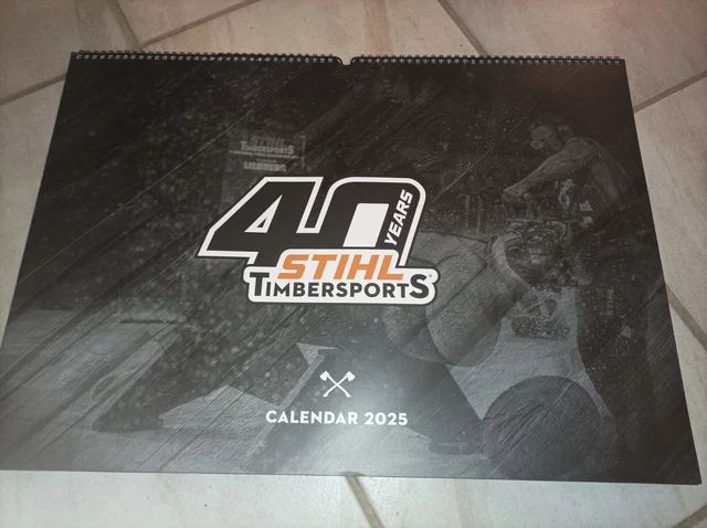 STIHL KALENDER 2025 Wandkalender Neu Sonderausgabe 40 Jahre Stihl EUR