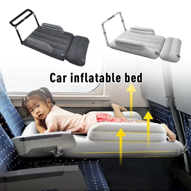 Baby Child Inflatable Mattress Air Bed Travel Car Plane Travel Seat Extender