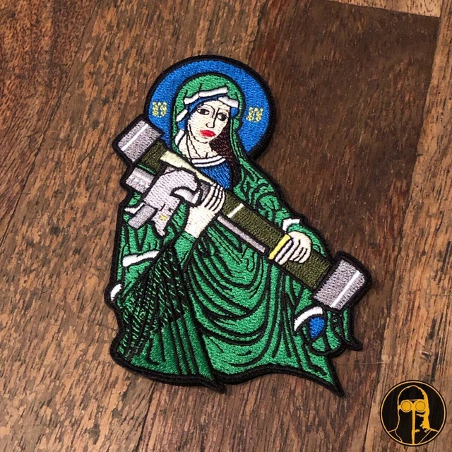 UKRAINE MILITARY PATCH Saint Javelin Patch + Stickers + Trizub Flag