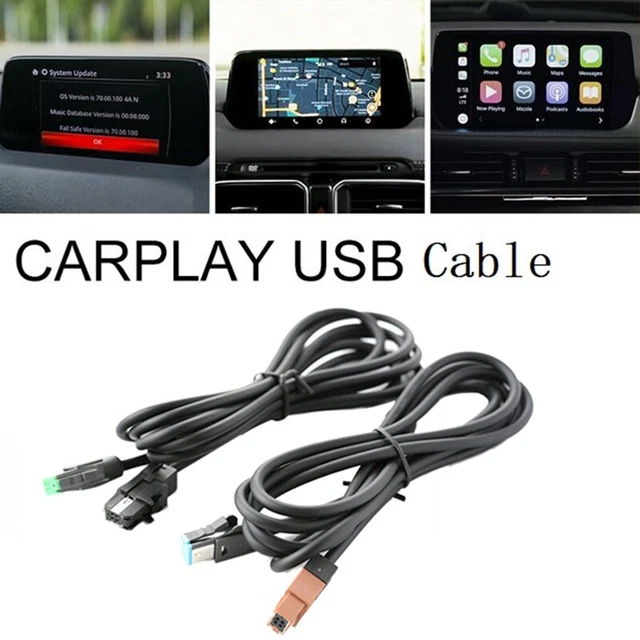 Cavo iPhone Spirale Compatibile con Apple Carplay e Android Auto