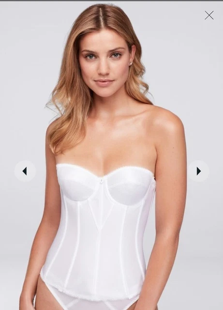 Davids Bridal White Torsolette/Corset