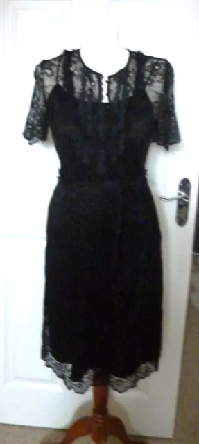 bcbg maxazria lace dress size 4