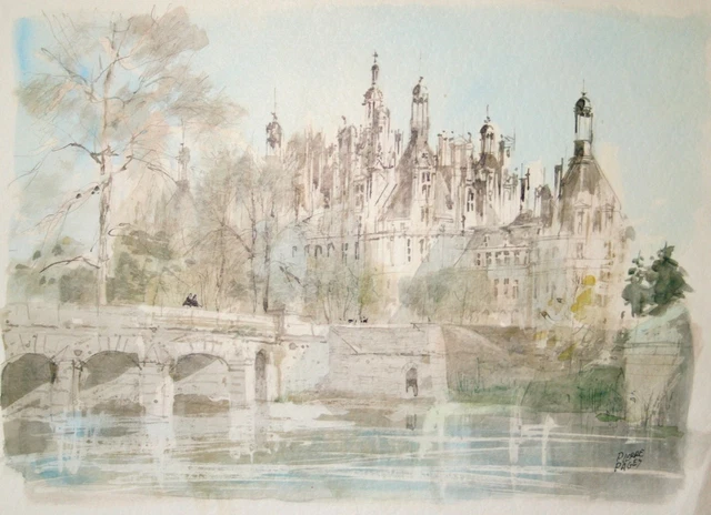 水彩画 PIERRE PAGES フランス Pierre Pages Paintings & Artwork for