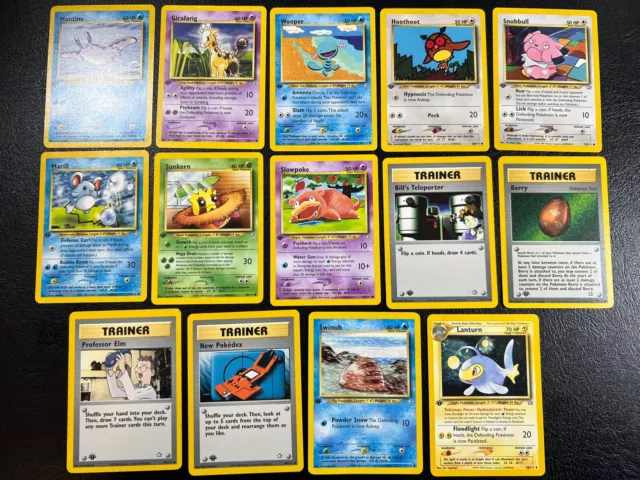 Pokemon TCG 2000 1st Edition Neo Genesis Pokemon Cards Choose Your Card!!! WOTC