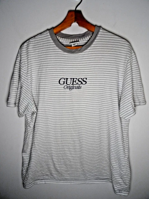 Camiseta Hombre Guess Camiseta Guess Originales De Rayas Para