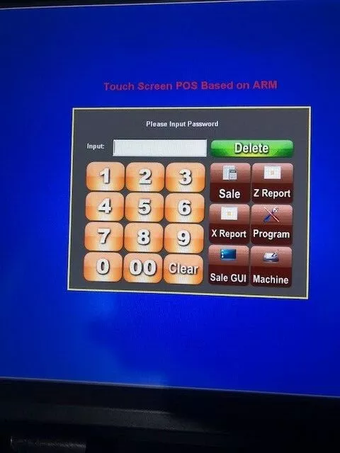 15" NEW Cash register Touch Screen including POS software