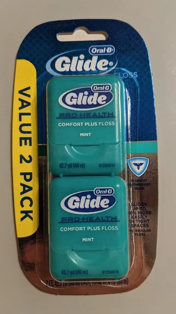 thumbnail interactive-video image 1 of Oral-B Glide Pro-Health Deep Clean Floss – Cool Mint, 87.4 Yards, 2-Pack, Old Version 1 of 4