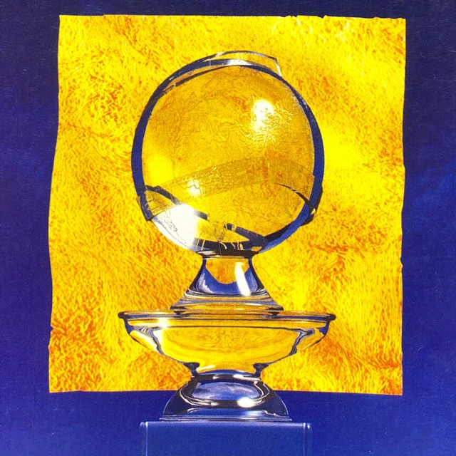 Vintage 1995 Golden Globe Awards Program Hosts John Larroquette Janine Turner