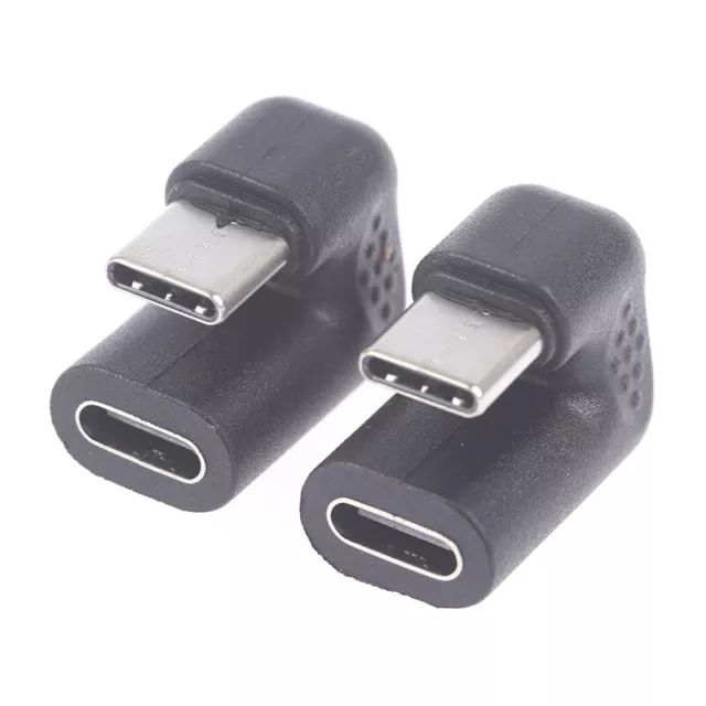 180 Degree Right Angle USB 3.1 Type C Male To Female USB-C Converter Ada.EL