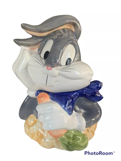 1993 Bugs Bunny Ceramic Cookie Jar- @ Warner Bros. Inc., Very fine Cond.